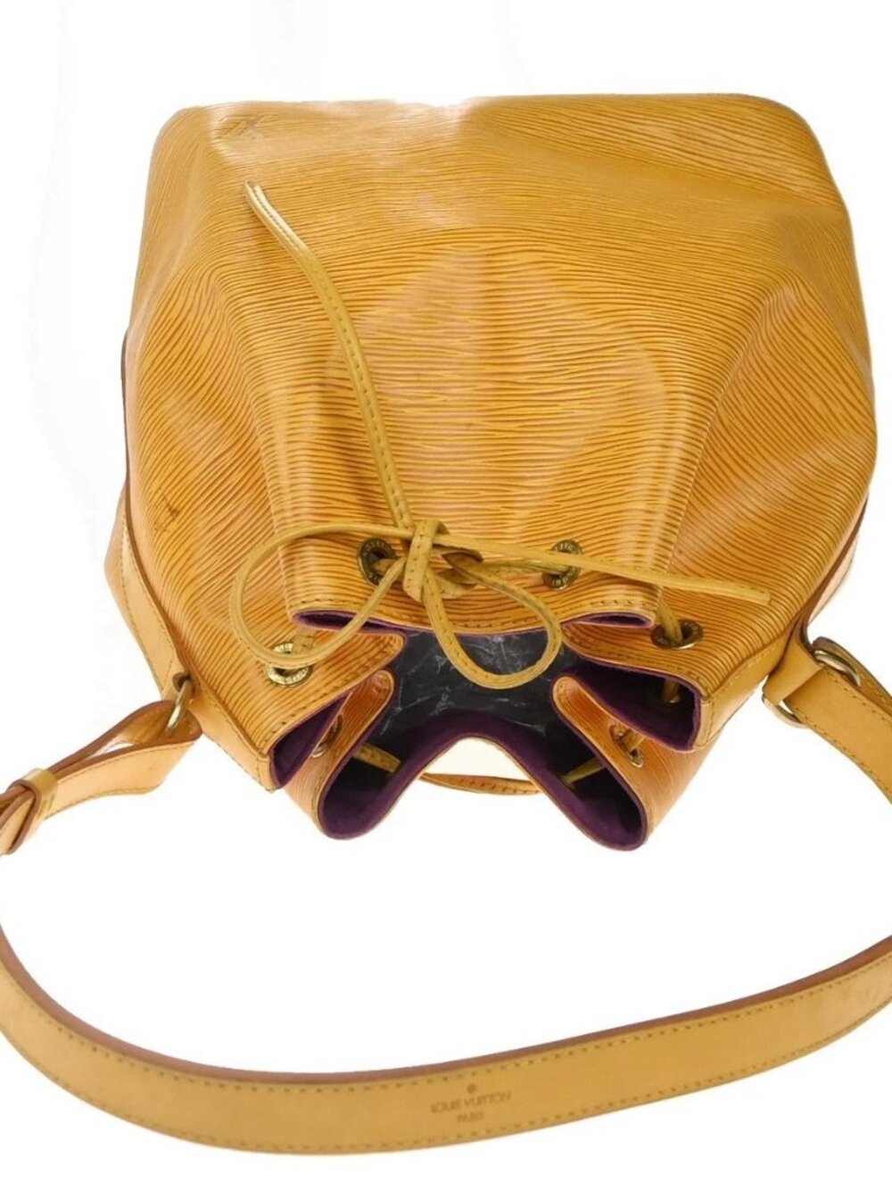 LOUIS VUITTON Petit Noe Drawstring Shoulder Bag Epi Leather YW M44109 85KC771 - Picture 6 of 14